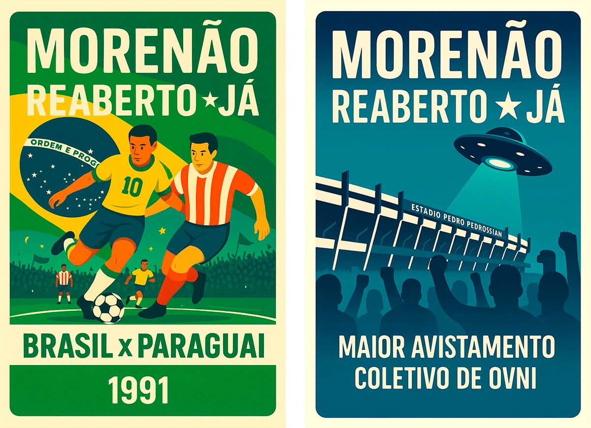 Card Inauguração 1971